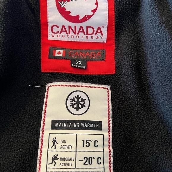 CANADA WEATHERGEAR WOMENS VEST WITH “FUR” HOOD SIZE 2X MINT - Picture 5 of 6